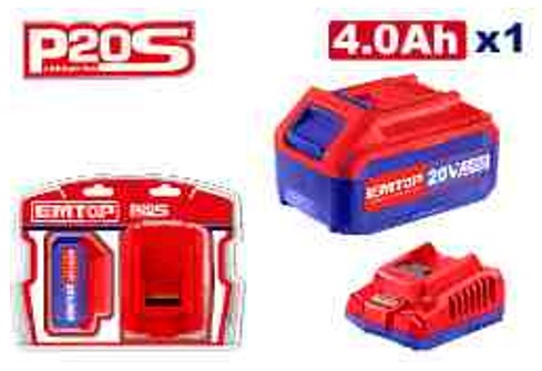 ELBCPK1214, P20S Lithium-Ion battery and charger kit - 20V Professional Cordless Power Tool with Battery Charger Kit